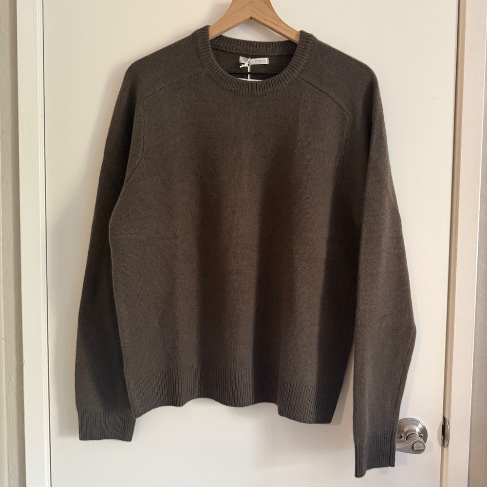 NWT Zara Wool Blend Sweater. Dark Academia Preppy Minimalist Blokecore Fisherman